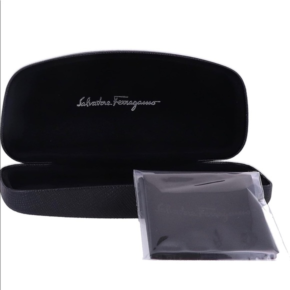 Salvatore Ferragamo glass case with Micro fiber cloth with logo new - Picture 1 of 2